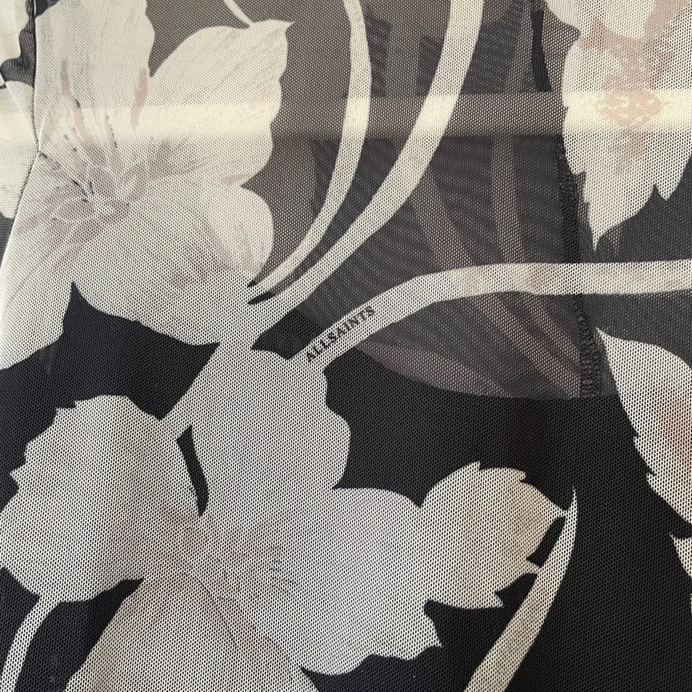 All Saints Black and Cream Floral Bodysuit - Picture 5 of 5